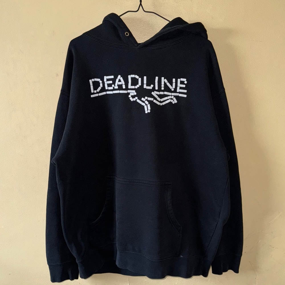 2010s Deadline Xanax Spellout Chalkline Benzodiazepine Drug Hoodie